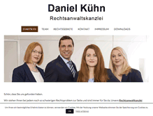 Tablet Screenshot of kassel-recht.com
